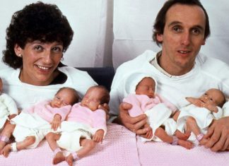 For 34 år siden fikk paret sekslinger! Nå samles familien for et nytt familiebilde!